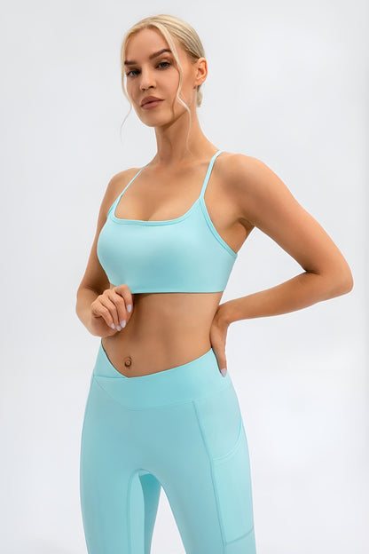 Dry-Tech Spaghetti Strap Sports Bra