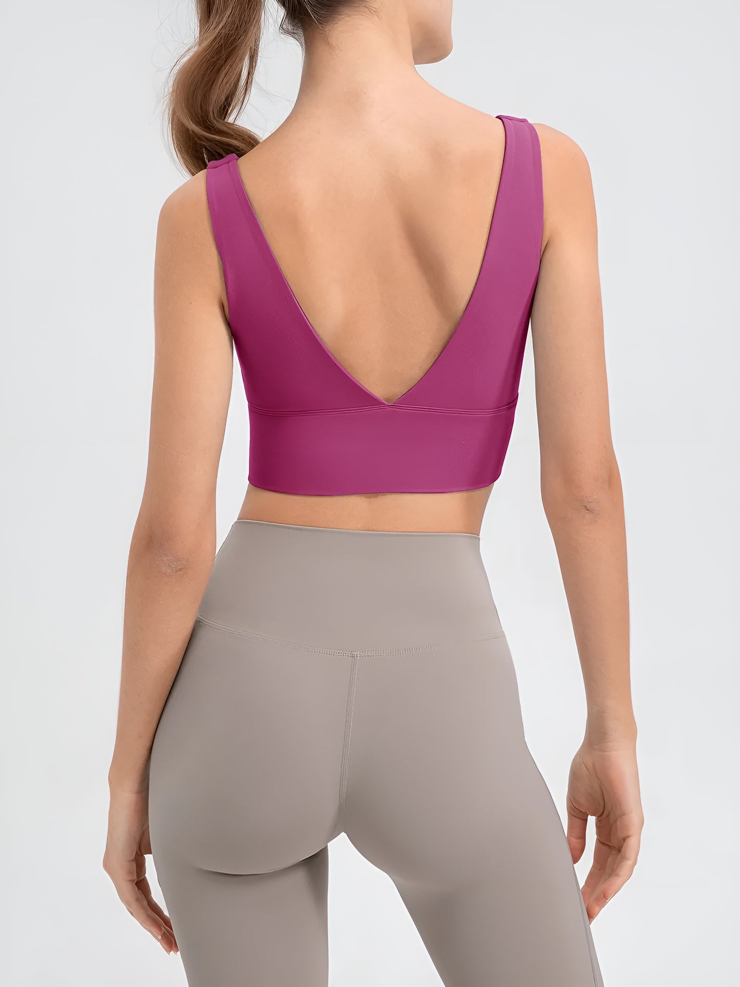 Scoop Neck Wide Strap Active Tank