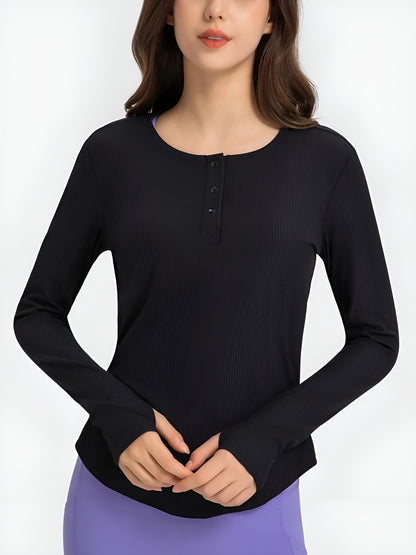 Sleek Long Sleeve Sport Top