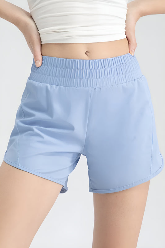 Lumi-Flex Elastic Waist Active Shorts