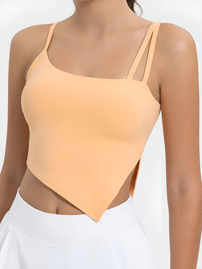 Asymmetrical Sporty Cami Top