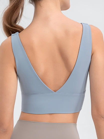 Scoop Neck Wide Strap Active Tank