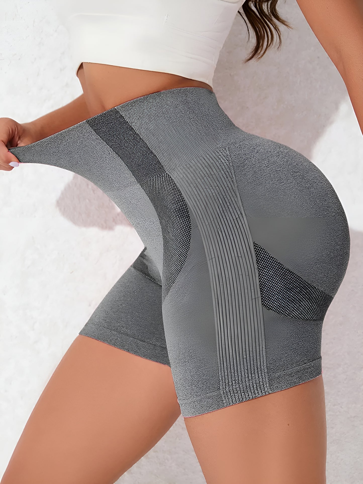 Unite Striped Breathable Active Shorts