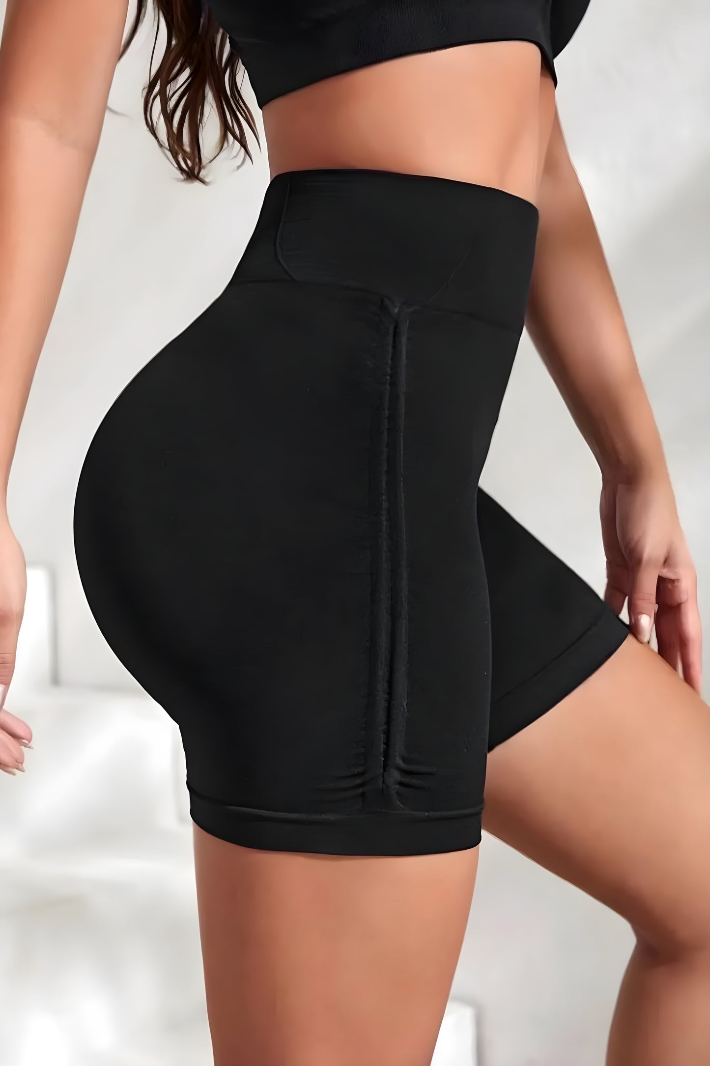 Unite Slim-Fit Black Active Shorts