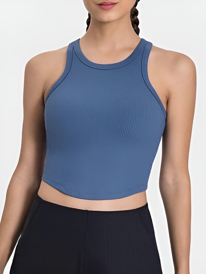 Round Neck Racerback Active Tank