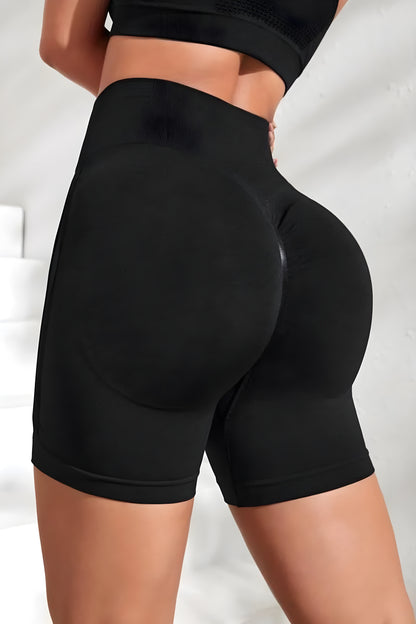 Unite Slim-Fit Black Active Shorts