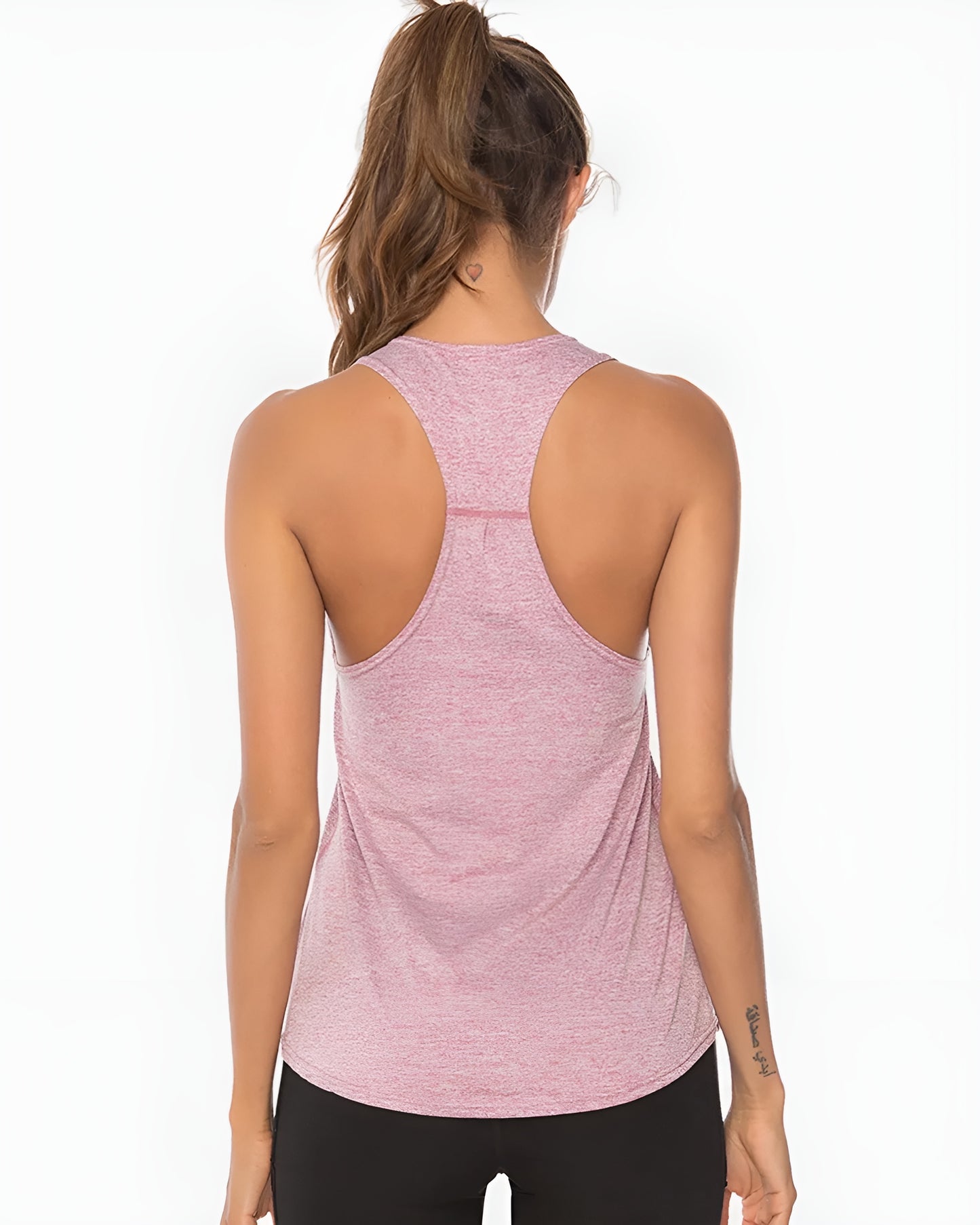 Dry-Tech Wide Strap Exercise Tank Top