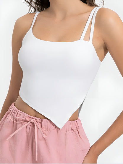 Asymmetrical Sporty Cami Top