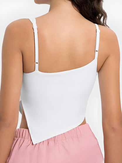 Asymmetrical Sporty Cami Top