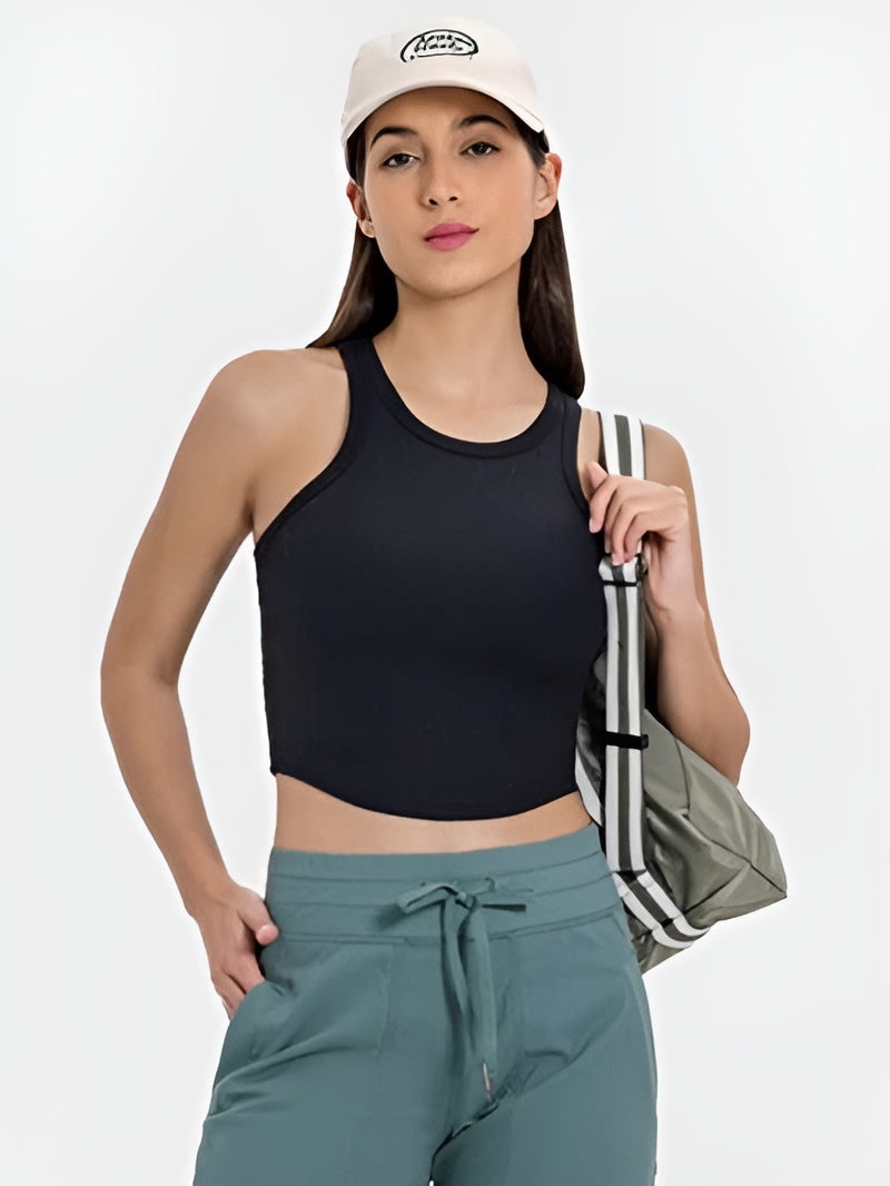 Round Neck Racerback Active Tank