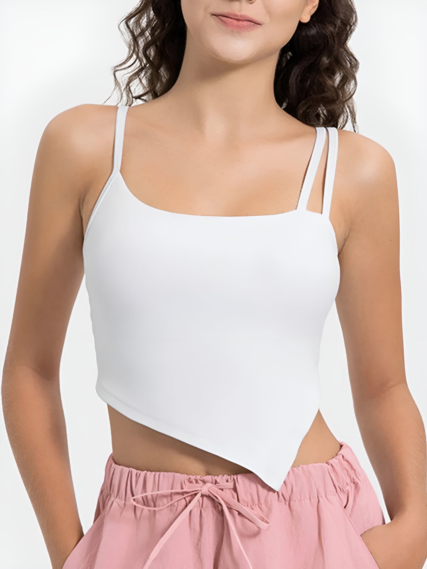 Asymmetrical Sporty Cami Top