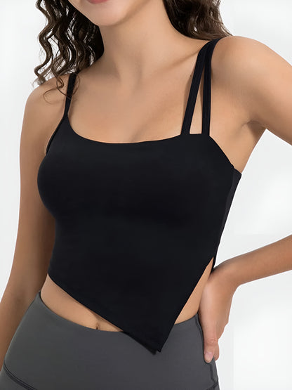 Asymmetrical Sporty Cami Top