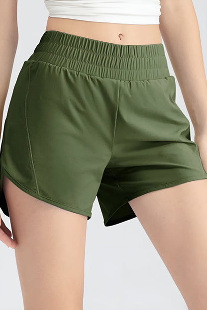 Lumi-Flex Elastic Waist Active Shorts