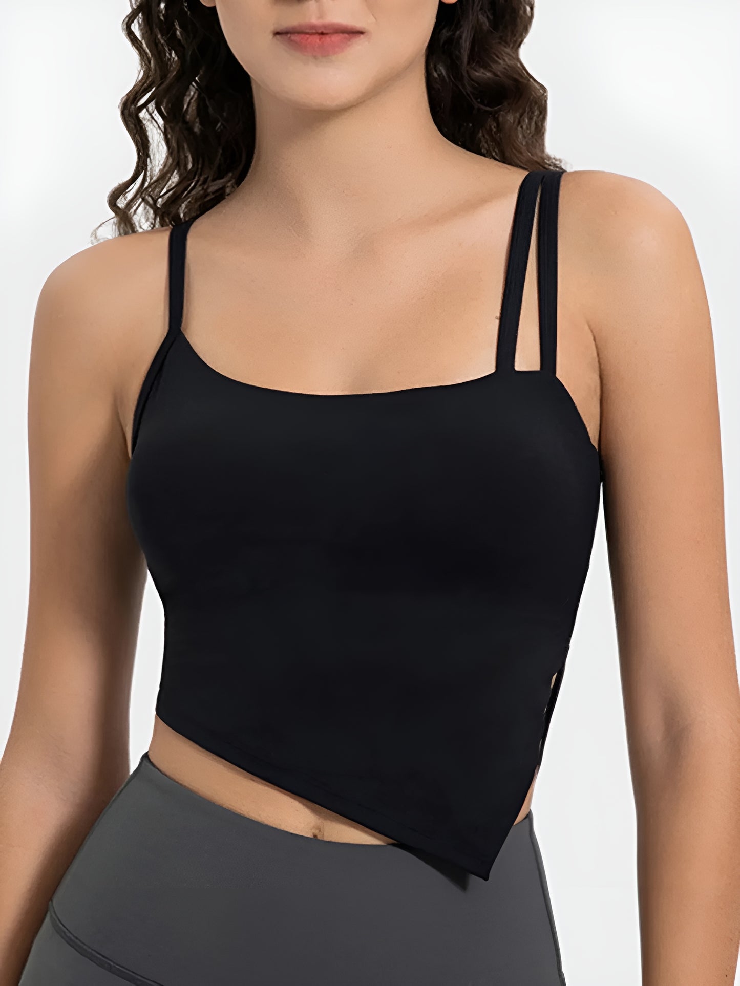 Asymmetrical Sporty Cami Top